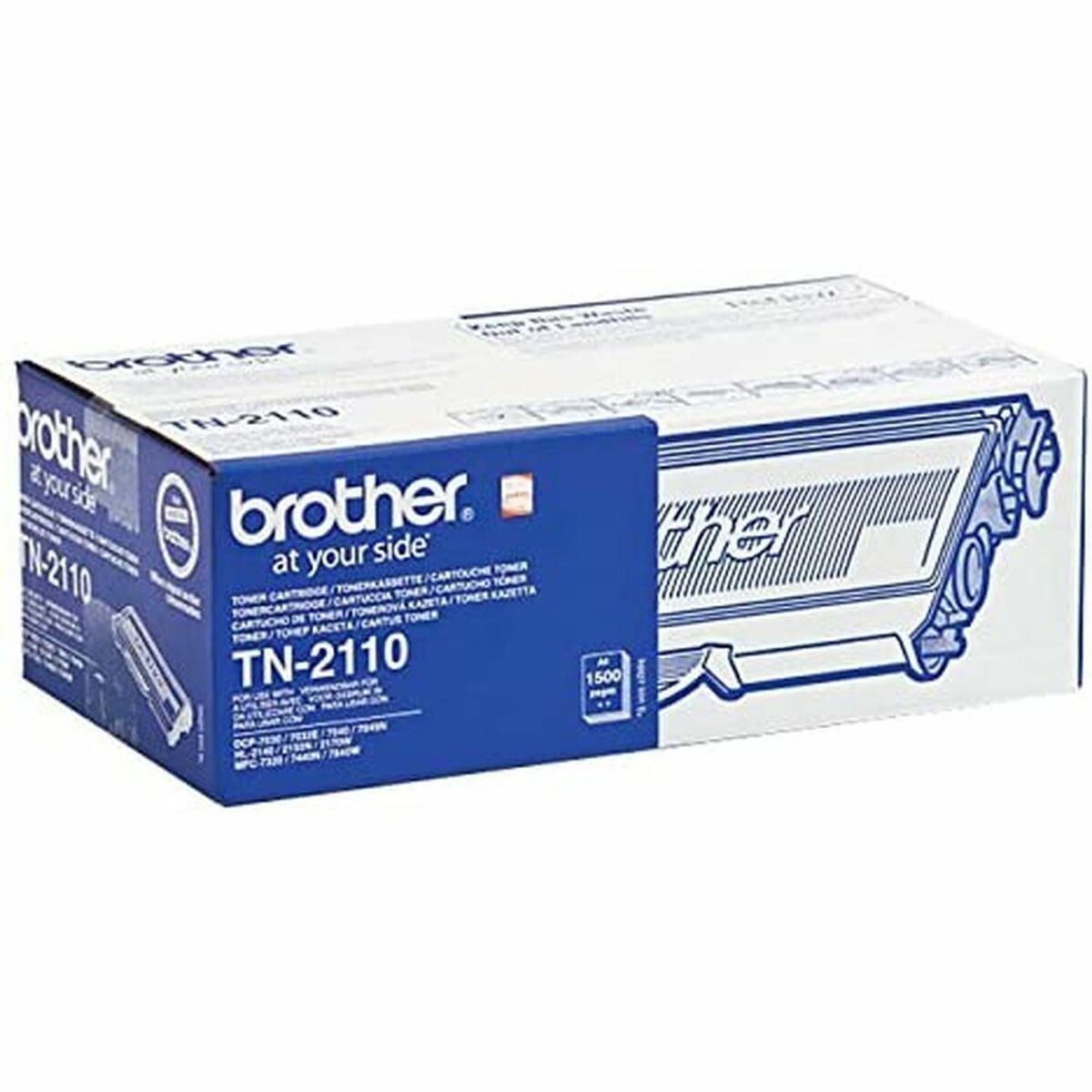 Toneris Brother TN-2110 Melns